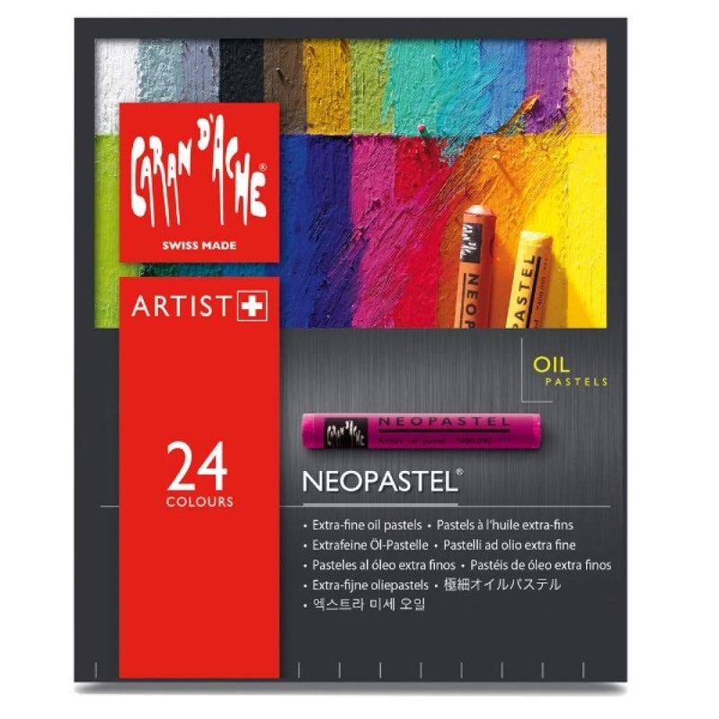 Caran D'ache Neopastel Oil Pastels Set Of 24 (7400.324) - Image 2