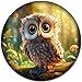 AEEKDOOK Wooden Puzzles for Kids Ages 68 50 Pieces Cute Owl Puzzle Unique Animal Shaped Puzzles Ages 58 Birthday Gift for Kids114x114in - Image 2