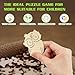AEEKDOOK Wooden Puzzles for Kids Ages 68 50 Pieces Cute Owl Puzzle Unique Animal Shaped Puzzles Ages 58 Birthday Gift for Kids114x114in - Image 4