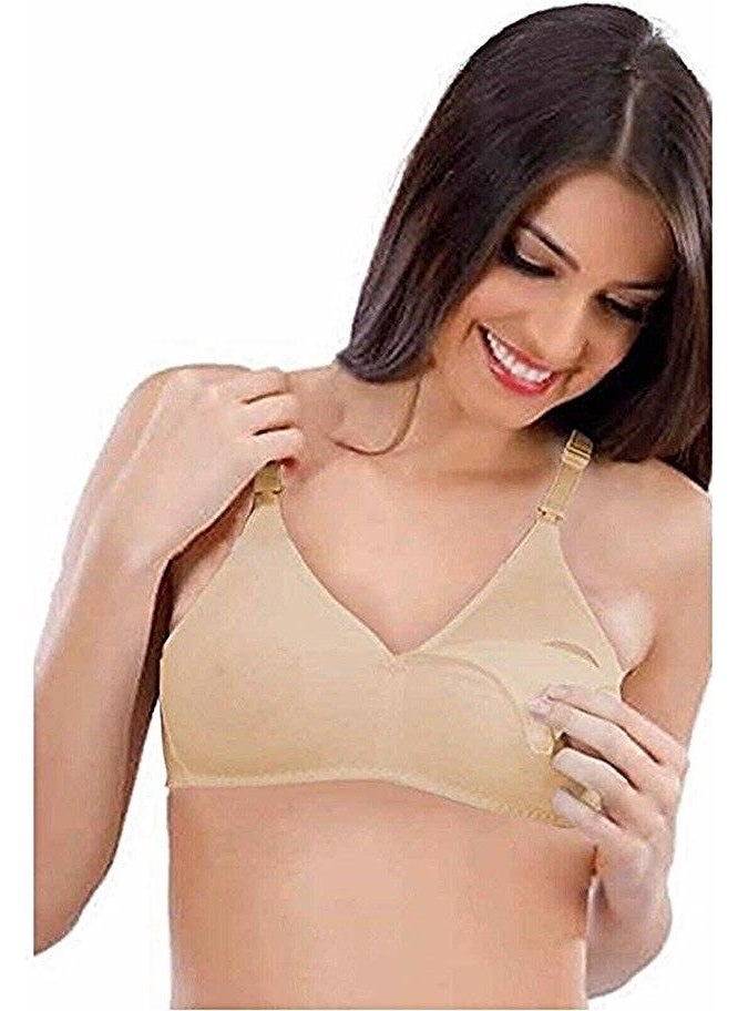 Liza Combed Cotton Postpartum Nursing Bra 