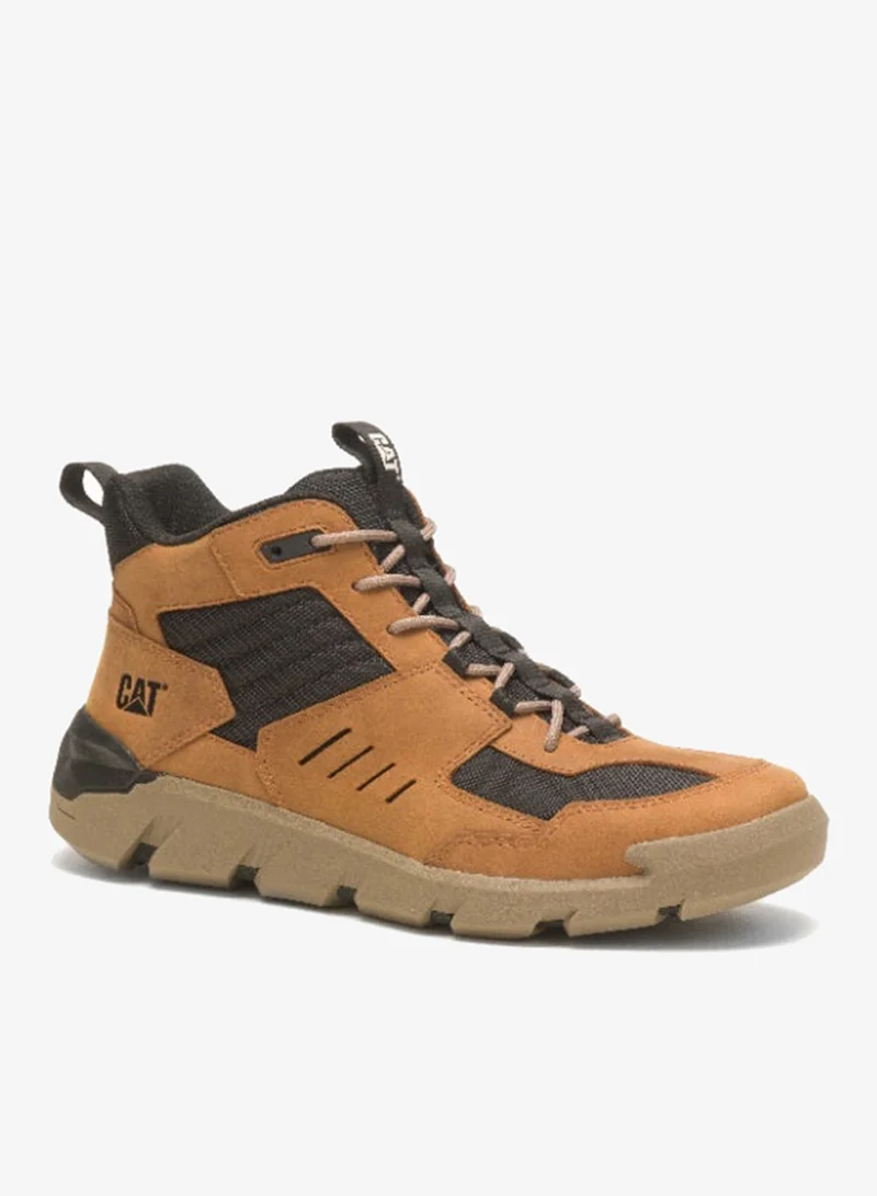Caterpillar CAT Crail Sport Mid Graham Men’s Shoe – Oiled Nubuck Leather, EVA Comfort Midsole, Slip‑Resistant T1404 Outsole