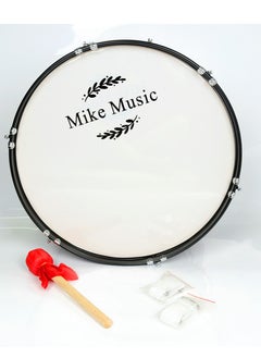Mike Music 24-inch Black Bass Drum with Mallets - Professional Percussion Instrument by Mike Music  - Image 2