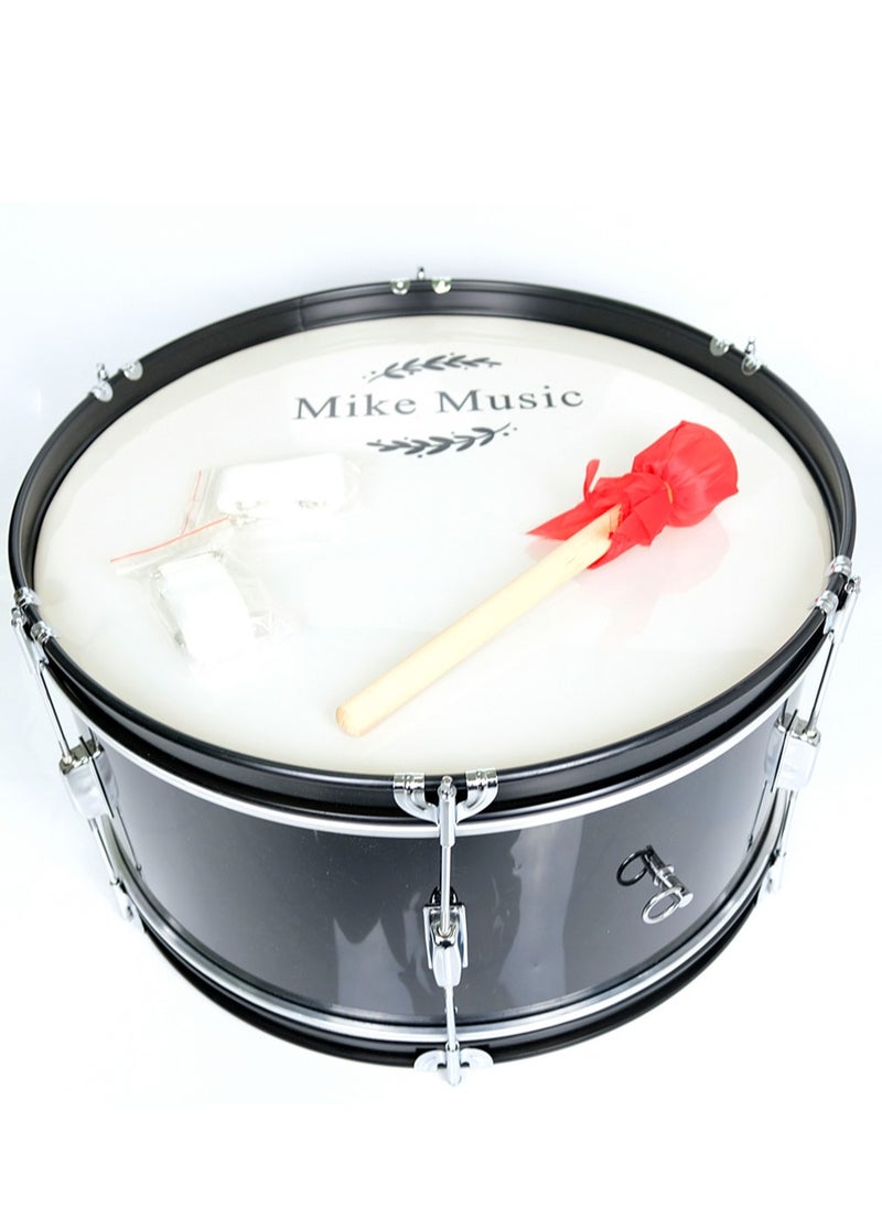 Mike Music 24-inch Black Bass Drum with Mallets - Professional Percussion Instrument by Mike Music  - Image 1