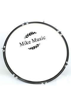 Mike Music 24-inch Black Bass Drum with Mallets - Professional Percussion Instrument by Mike Music  - Image 3