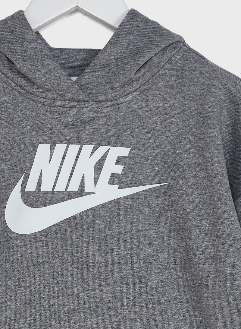 Nike Youth Nsw Club Ft Crop Hoodie