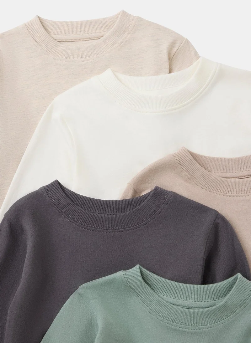 Matalan 5 Pack Boys Multicoloured Sweatshirts