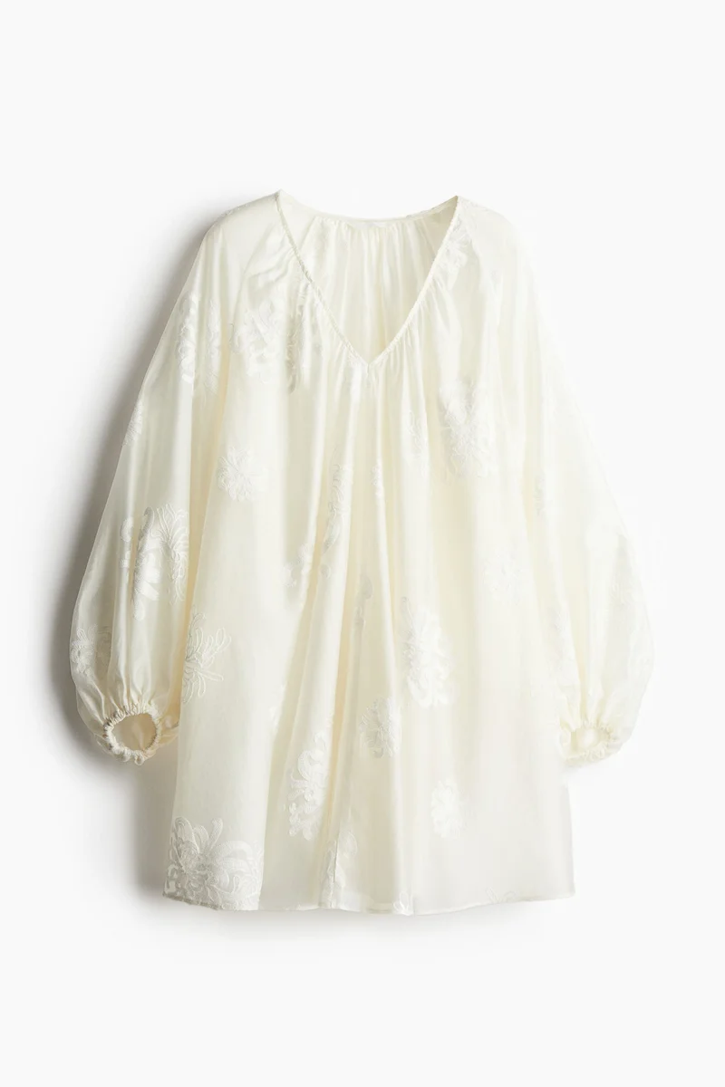 H&M Embroidered dress