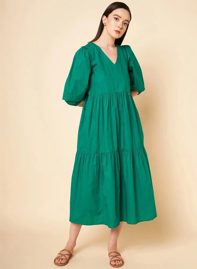 هاي ستار فستان قطني متعدد الطبقات