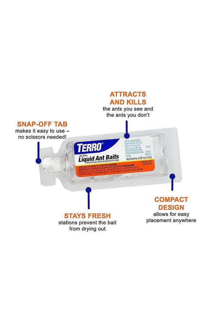طُعم النمل السائل الشفاف، 6 قطع، 5×5×5 سم - Image 2