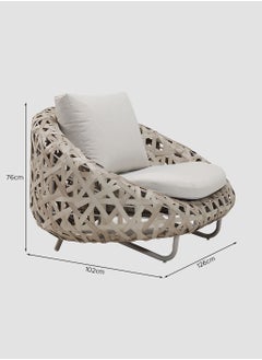 AL HUZAIFA FURNITURE Curl Outdoor Single Sofa  - Image 5