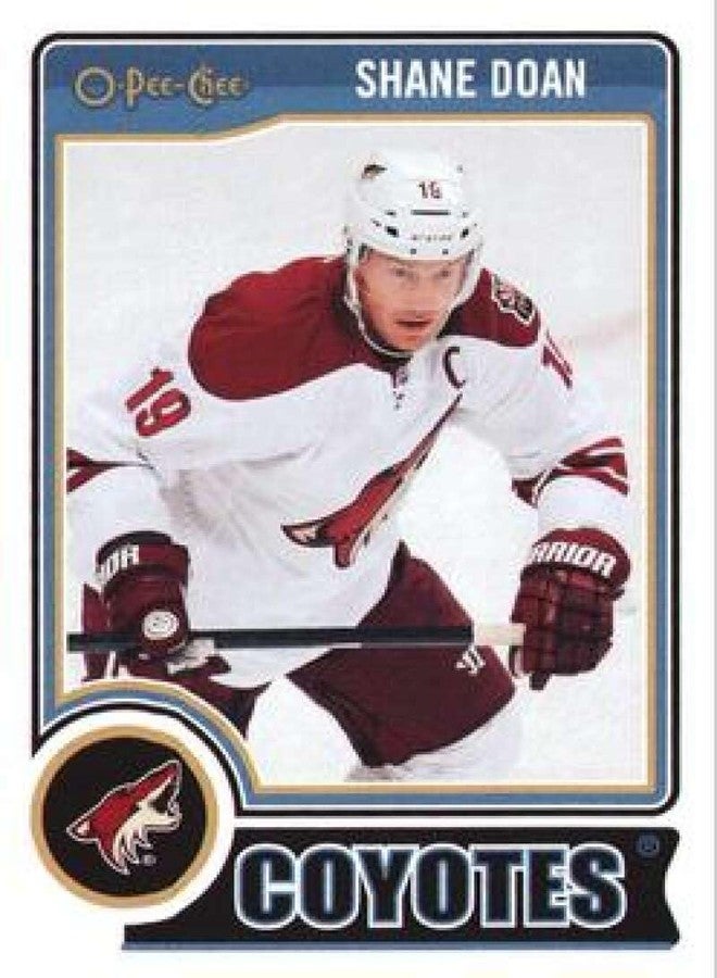 2014-15 O-Pee-Chee OPC Hockey #117 Shane Doan Phoenix Coyotes Official NHL Trading Card by Upper Deck (Stock Photo Shown, Near Mint to Mint Condition)