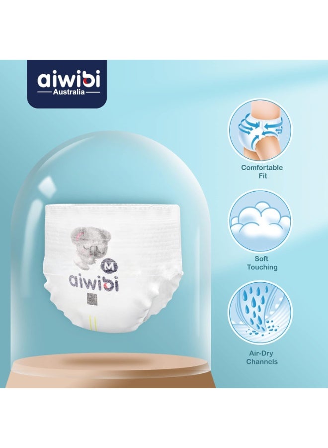 aiwibi Ultra Thin Baby Diaper Pants Pack of 4 – Size 5 (12-17kg) with100% Leak Protection, Super Soft, Anti-Irritation, High Absorption, 360° Stretch Waistband (X-Large 40) - Image 3