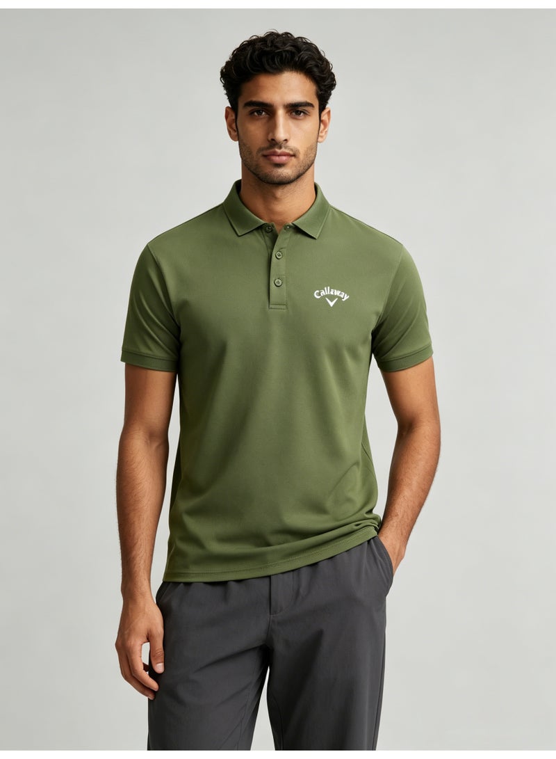 Callaway golf quick-drying short-sleeved Polo shirt men's summer breathable sports lapel casual shirt - Image 1