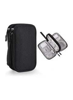 Generic Electronics Accessories Organizer Small Electronics Carrying Case Bag Portable Cable Storage Pouch Bag Travel Gadgets Organizer Pouch  - Image 1