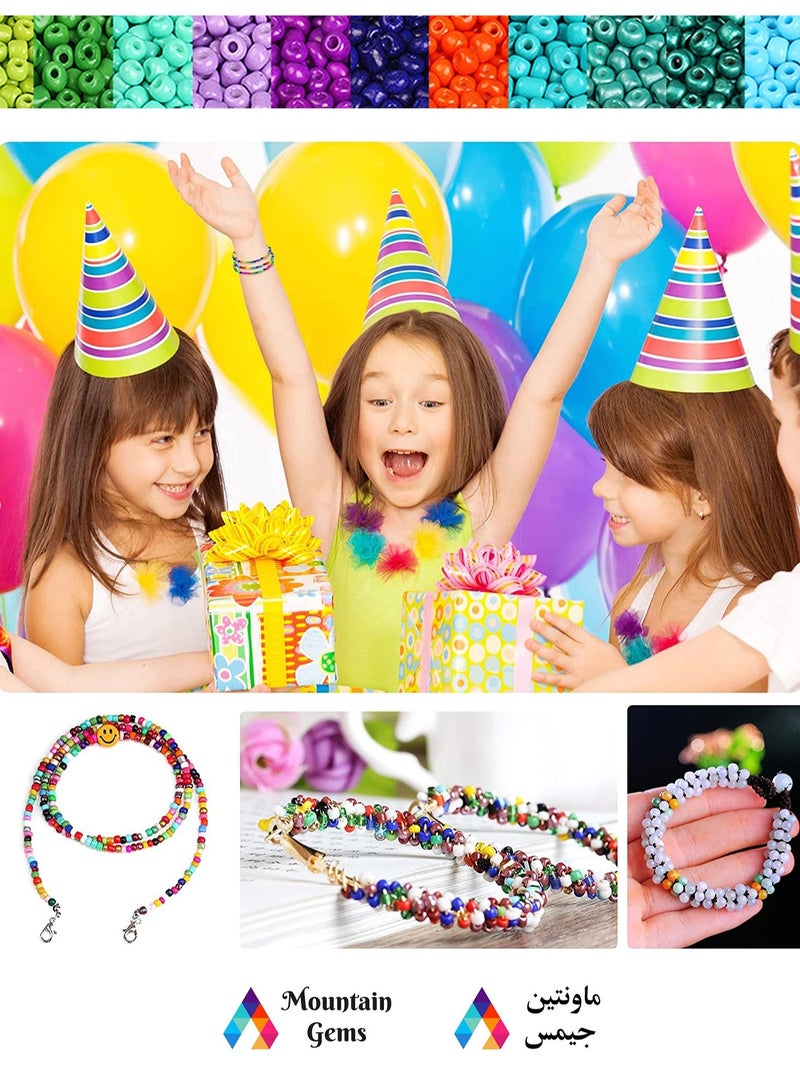 Mountain Gems Colors and Alphabet Letter Beads for Bracelet Jewelry Making  - Image 5