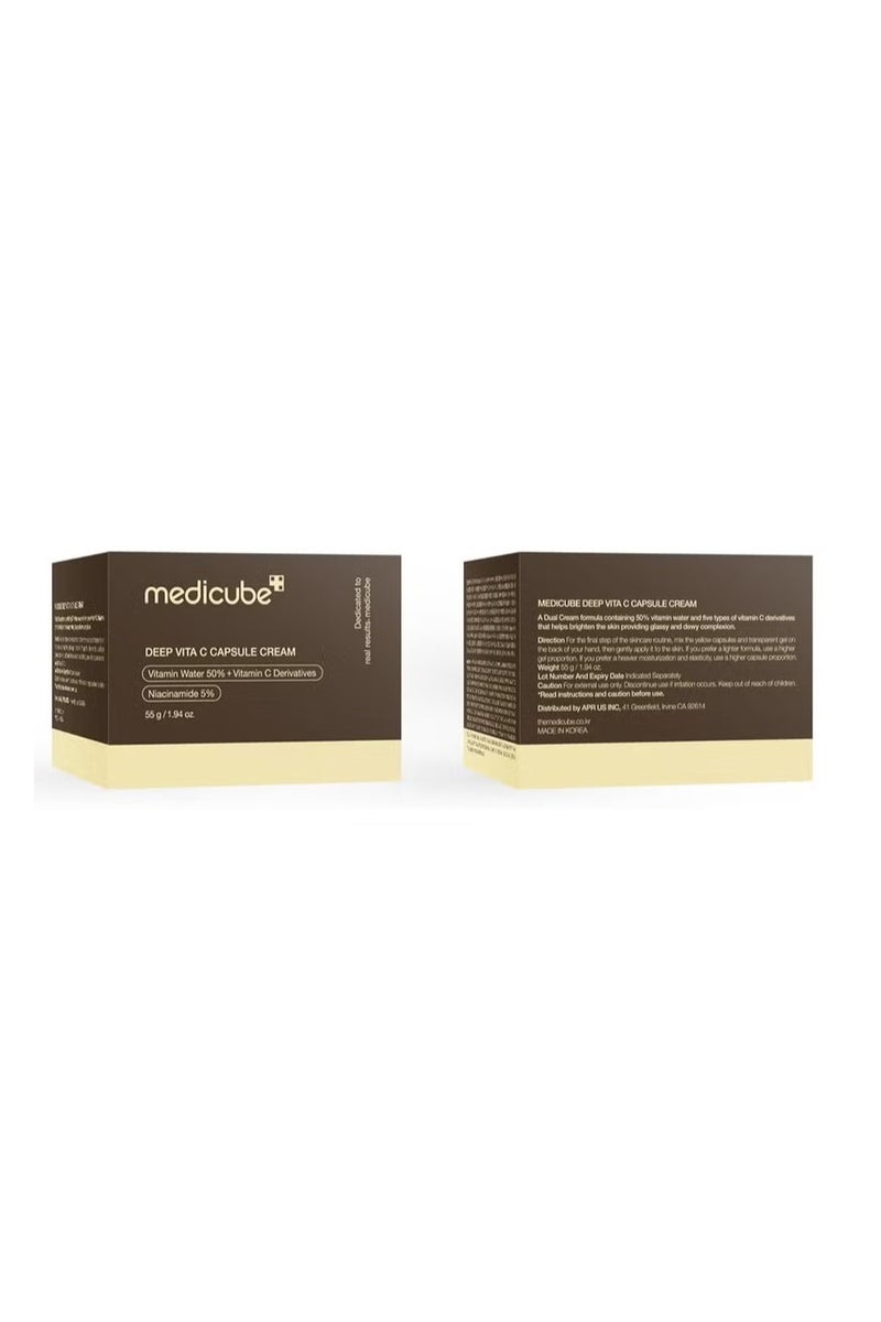 Medicube Deep Vita C Capsule Cream High Concentration Vitamin C - 55g - Image 2