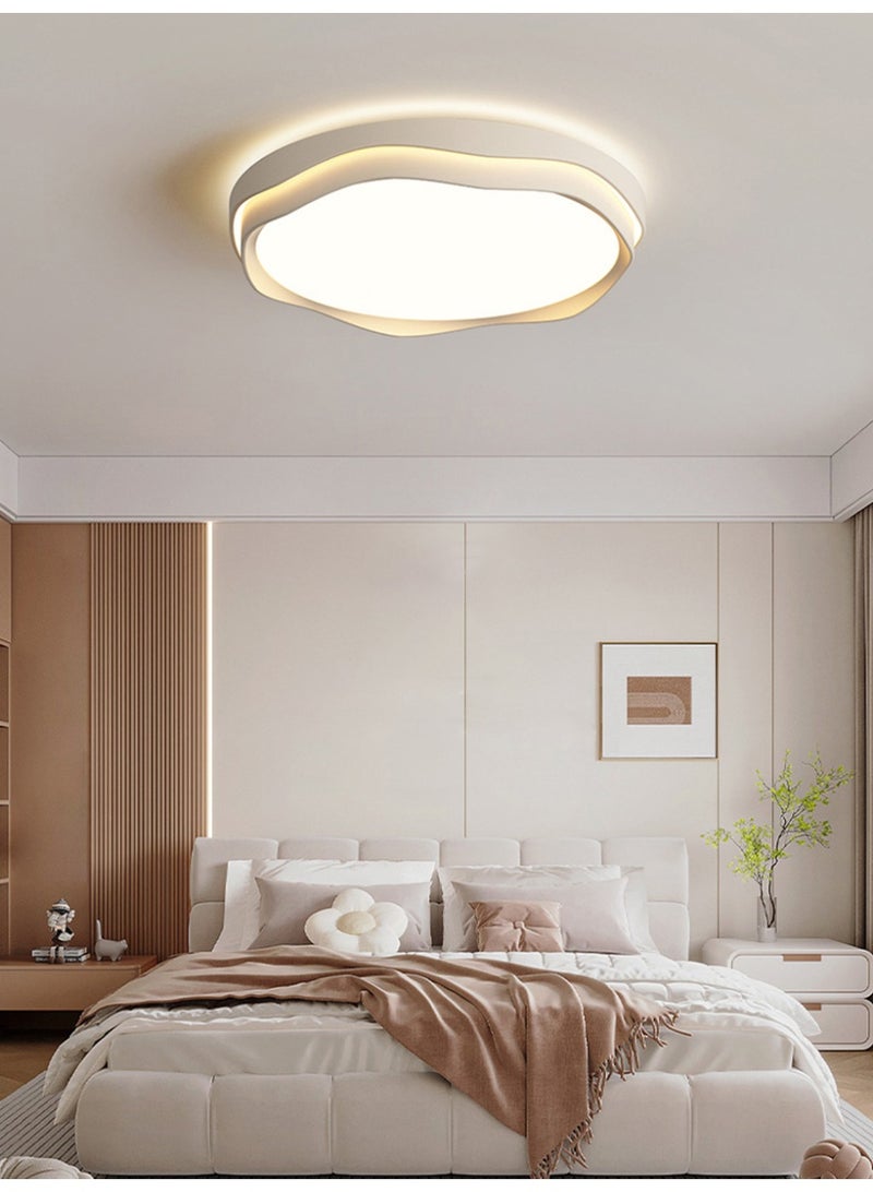 Modern Minimalist Wavy Ceiling Light with Three-Color Temperature Settings, Ideal for Hallways and Balconies - Image 4