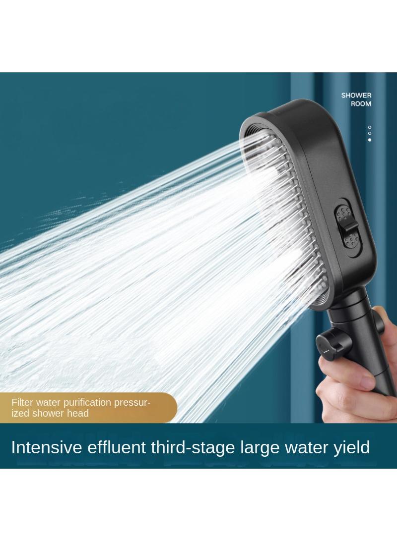 Household bathroom pressurized shower head, shower head, handheld showerhead - Image 1