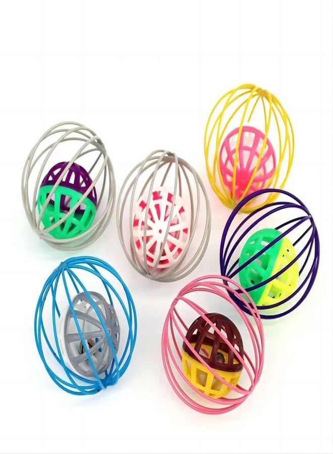 ChumsPet Interactive Cat Balls with Bell, Colorful Rolling Plastic Toys for Cats and Kittens (Pack of 5) - Image 5