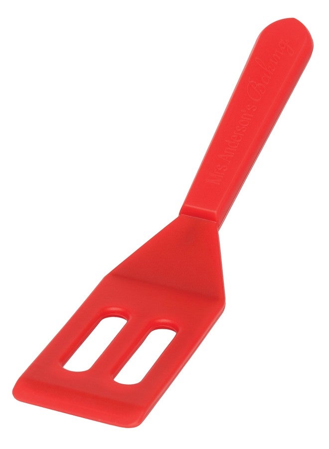 Mrs. Anderson's Baking Mrs. Anderson’s Baking Mini Brownie Serving Spatula, 8-Inches x 1.5-Inches, Heat-Resistant Flexible Nonstick Silicone, Red - Image 2