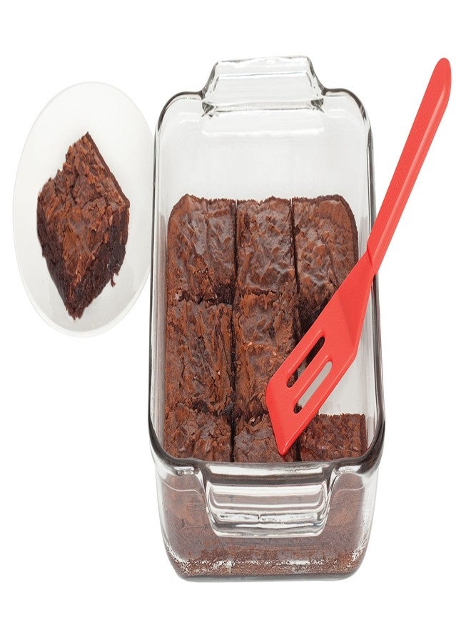 Mrs. Anderson's Baking Mrs. Anderson’s Baking Mini Brownie Serving Spatula, 8-Inches x 1.5-Inches, Heat-Resistant Flexible Nonstick Silicone, Red - Image 4