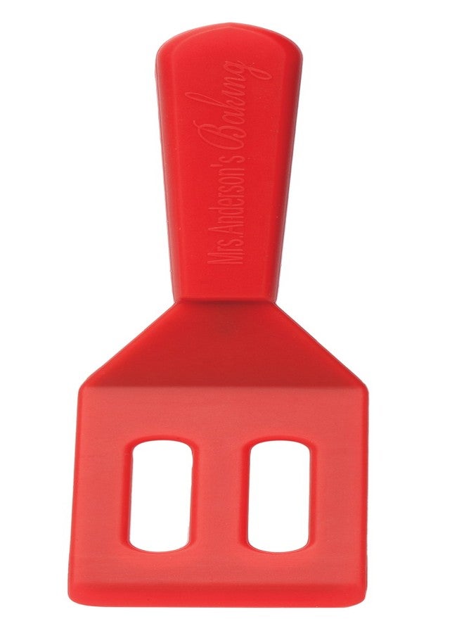 Mrs. Anderson's Baking Mrs. Anderson’s Baking Mini Brownie Serving Spatula, 8-Inches x 1.5-Inches, Heat-Resistant Flexible Nonstick Silicone, Red - Image 1