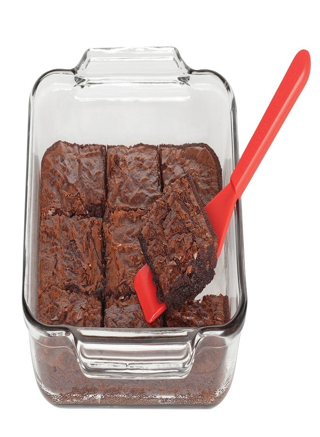 Mrs. Anderson's Baking Mrs. Anderson’s Baking Mini Brownie Serving Spatula, 8-Inches x 1.5-Inches, Heat-Resistant Flexible Nonstick Silicone, Red - Image 3