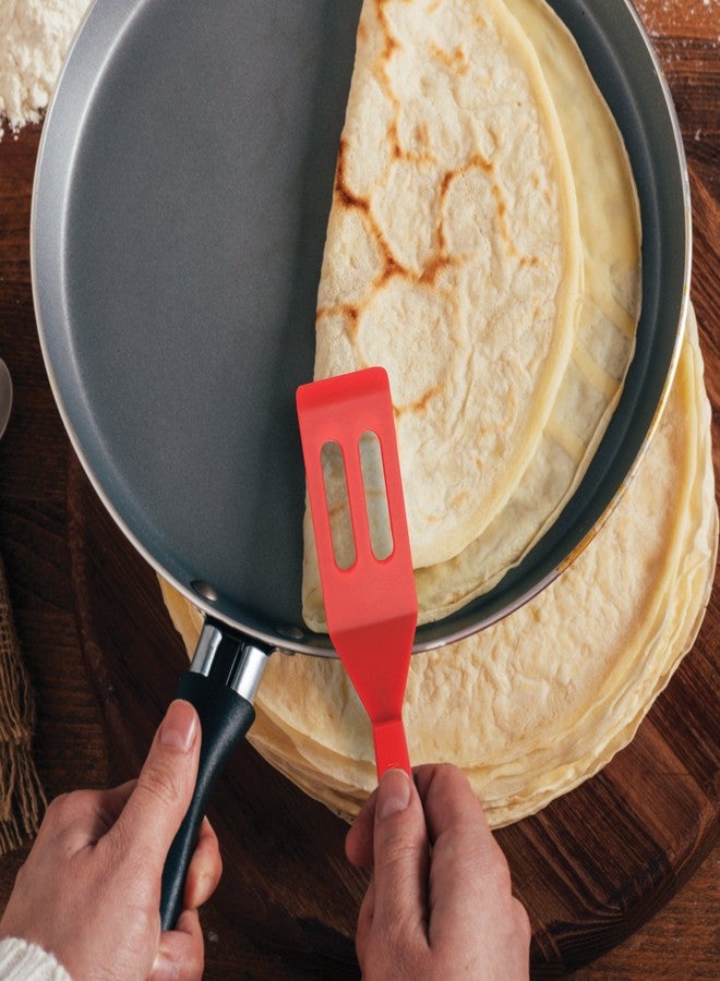 Mrs. Anderson's Baking Mrs. Anderson’s Baking Mini Brownie Serving Spatula, 8-Inches x 1.5-Inches, Heat-Resistant Flexible Nonstick Silicone, Red - Image 5