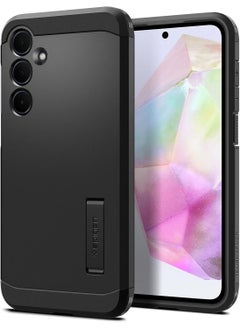 Spigen غطاء حماية متين لهاتف سامسونج جالاكسي A35 مع رغوة شديدة التأثير - أسود  - Image 1