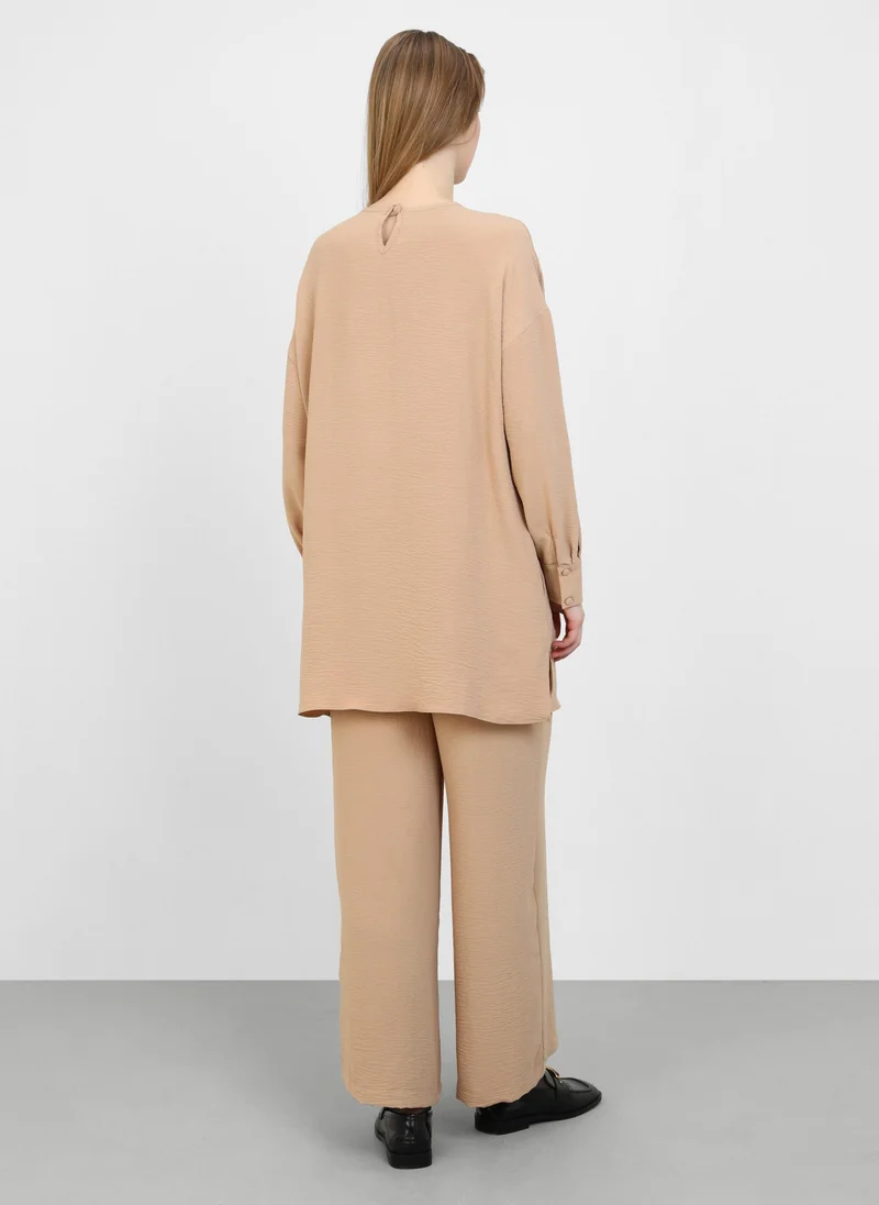 Refka by modanisa Milky Brown - Suit - Benin