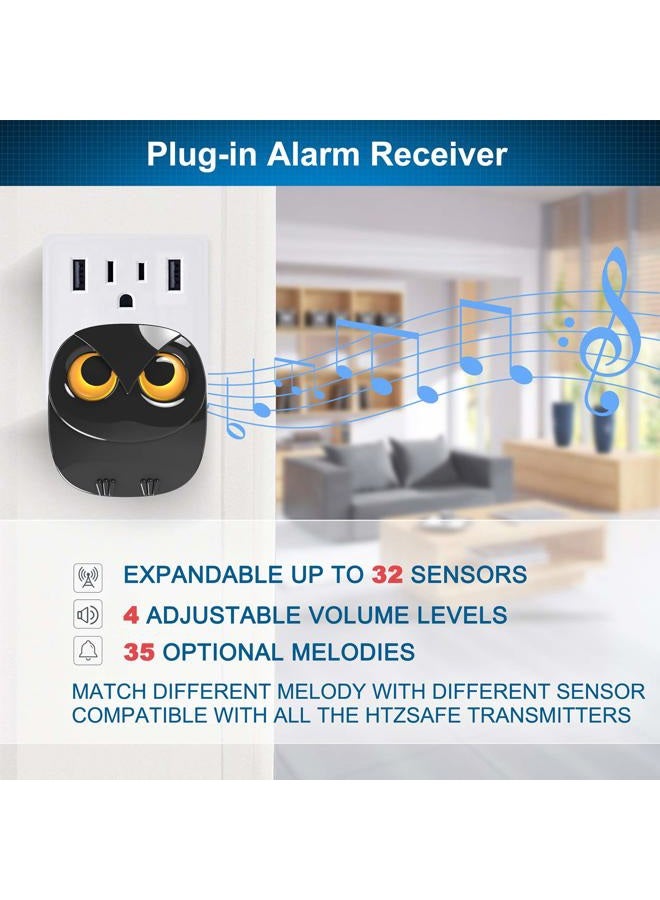 HTZSAFE 1/2 Mile Long Range Wireless Driveway Alarm Outdoor Weather Resistant Motion Sensor&Detector-Home&Office DIY Security Alert System-Monitor&Protect Outdoor/Indoor Property - 1 Receiver and 1 Sensor - Image 5