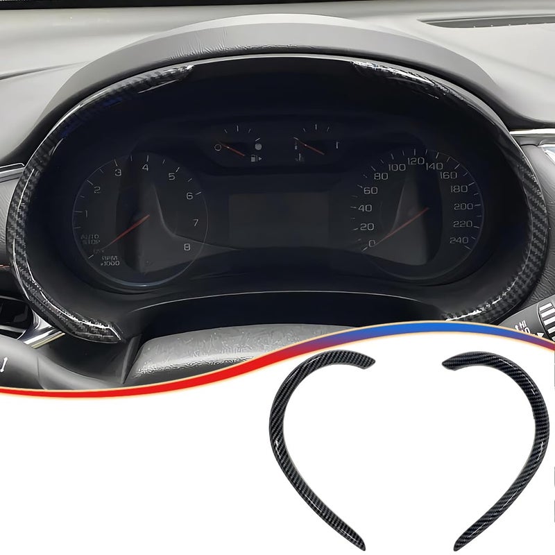 MUXEE Dash Board Trim for Chevrolet Malibu 2016 2017 2018 2019 2020 2021 2022 2023 2024 ABS Carbon Fiber Grain Sport Interior Trim Full Set Accessories