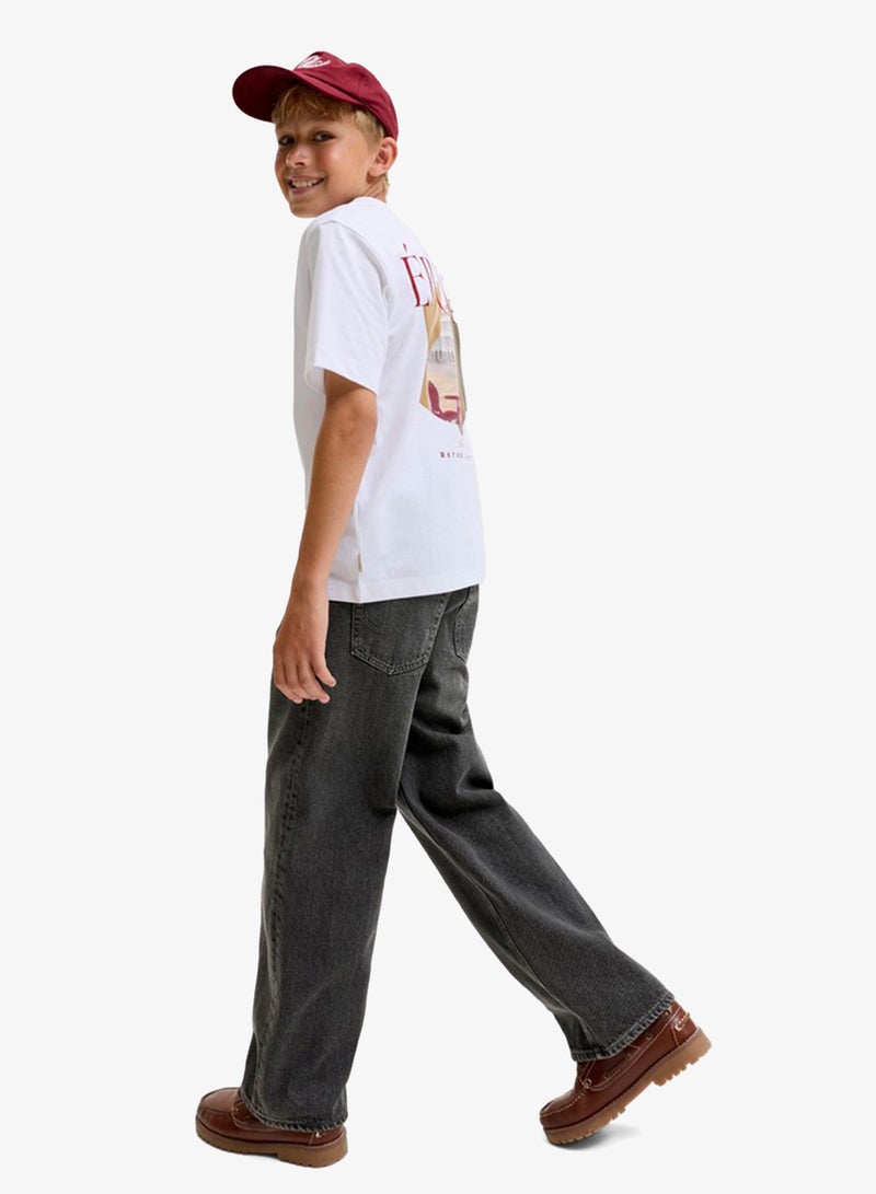 Jack & Jones Junior Kids Baggy Fit Jeans - Image 4