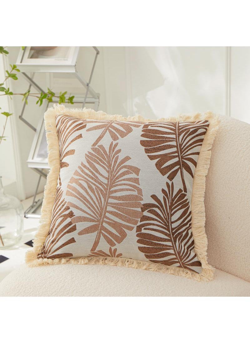 Y&D Tassel pillow, living room sofa, dining room cushion cover, bedroom bay window decoration 45*45cm 
