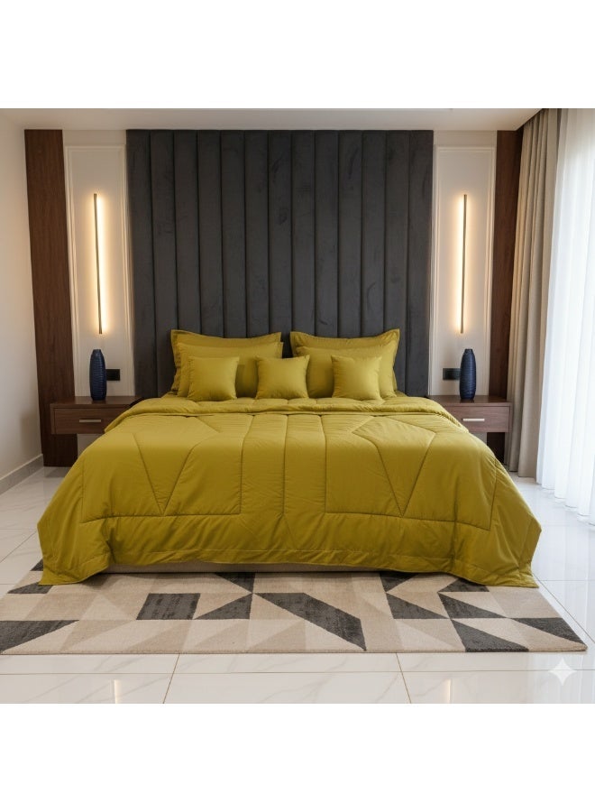 FoamZone Microfiber Comforter Bedding 10 PCs King Size 260x240 cm - Image 1