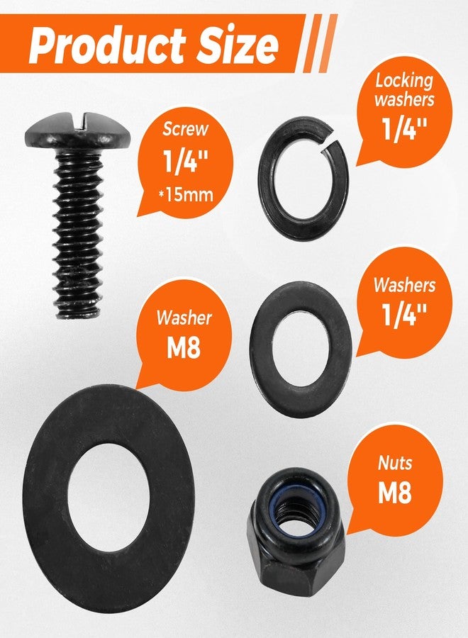 Lemfema Grill Screws Replacement Kit, Replacement for Pit Boss Wood Pellet Grill, Compatible with Pit Boss PB700FB, PB700T1-10771, PB1000T1-72755 Grills, Includes Screw 1/4 * 15mm(22pcs) - Image 2