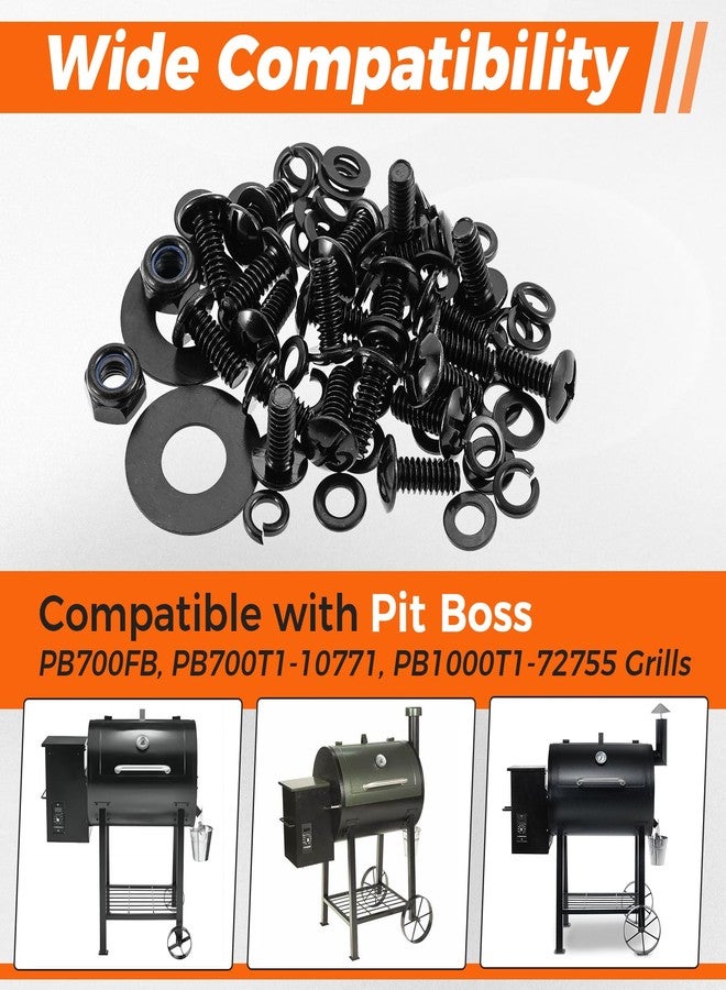Lemfema Grill Screws Replacement Kit, Replacement for Pit Boss Wood Pellet Grill, Compatible with Pit Boss PB700FB, PB700T1-10771, PB1000T1-72755 Grills, Includes Screw 1/4 * 15mm(22pcs) - Image 4