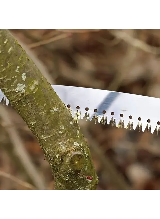 Telescopic Pruning Pole with Hook and Saw Extendable 2 1m 6 89ft Stainless Steel - Image 5