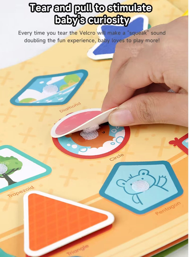 Early Children Educational Book for Children, Stickers Board, Animal & Numbers Matching, Verbal Awareness and Mastery of Words for Their General Knowledge, Preschool Educational Toy for Boys and Girls 1-5 Years - Image 5