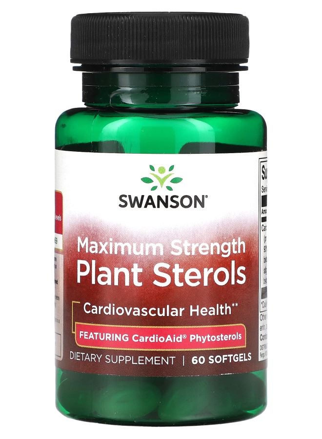 SWANSON Plant Sterols Maximum Strength 60 Softgels