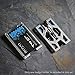 GOVO Titanium GOVO Badge HolderWallet ID Card Holder with Metal Clip and 4 Cards Slot - Image 2