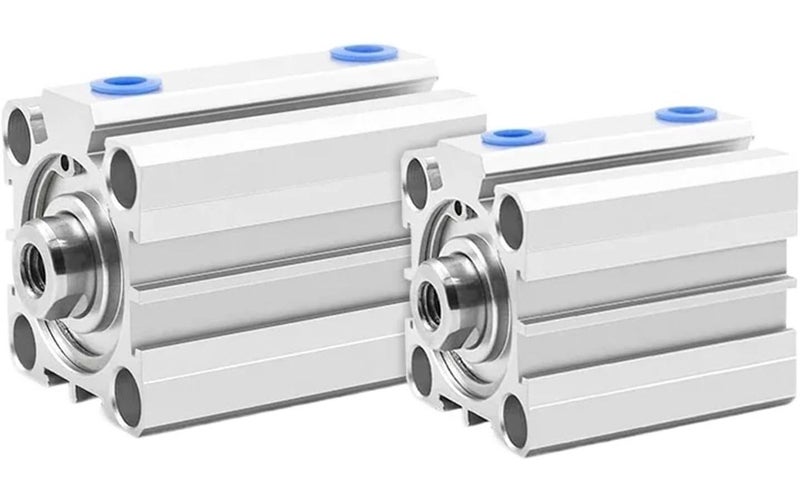 ACQ40 Compact Pneumatic Thin Cylinder Piston Stroke 15mm Air Double Acting External Thread - Image 1