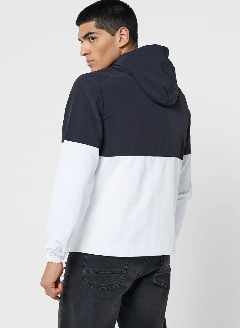 Seventy Five Colourblock Hooded Jacket