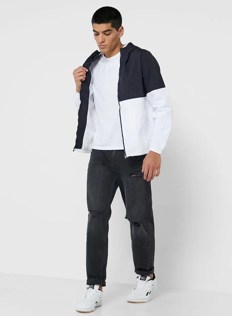 Seventy Five Colourblock Hooded Jacket