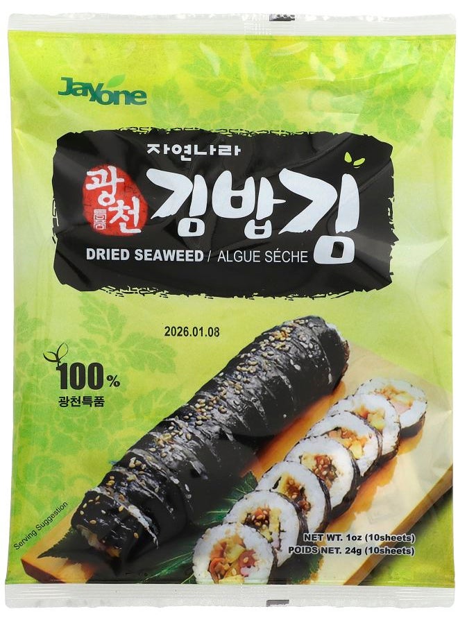 Jayone Dried Seaweed 10 Sheets 