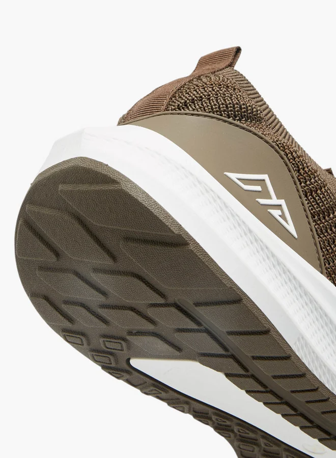 Oaklan by Shoexpress Menâs Khaki Sports Sneakers â Casual Running Trainers