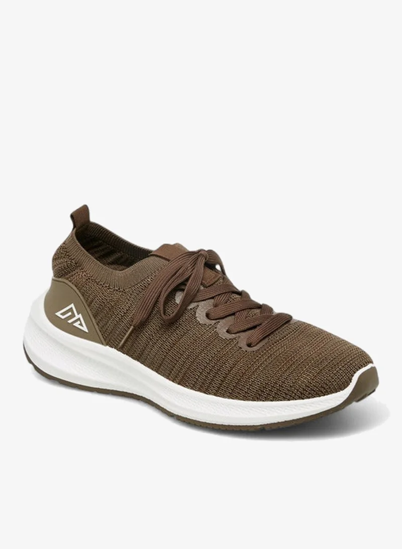 Oaklan by Shoexpress Menâs Khaki Sports Sneakers â Casual Running Trainers