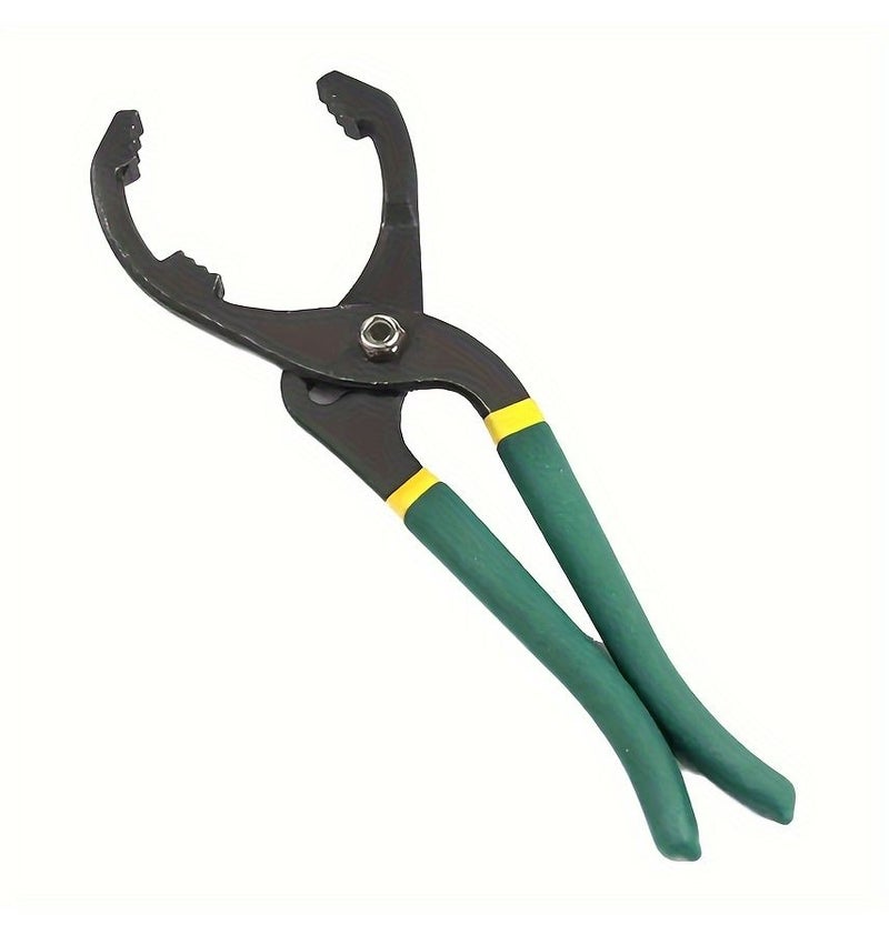 12 Inches Filter Cartridge Disassembly Pliers Adjustable Size High Strength Steel Anti Slip Grip Oil Filter Wrench Household Universal Tool - Image 5