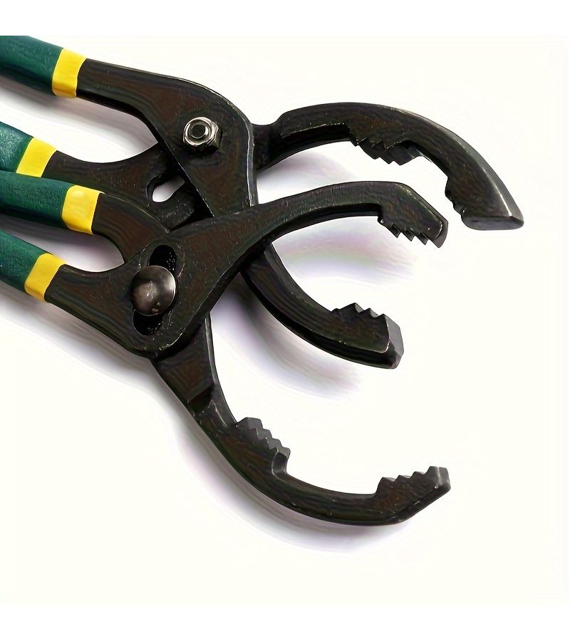 12 Inches Filter Cartridge Disassembly Pliers Adjustable Size High Strength Steel Anti Slip Grip Oil Filter Wrench Household Universal Tool - Image 3