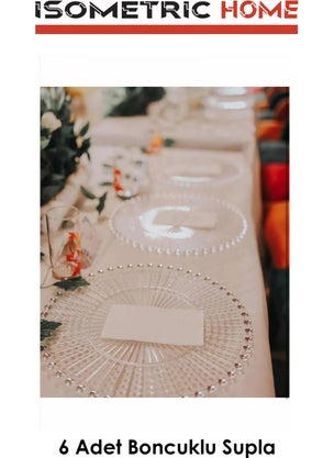 Octopus Bazaar Beaded Dishes Serving Presentation Plastic | 6 Pieces  - Image 1